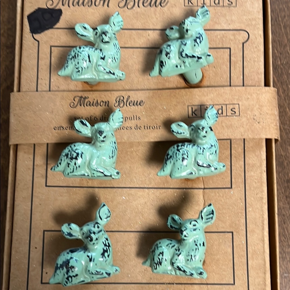 Maison Bleue Kids Mint Green Drawer Pulls